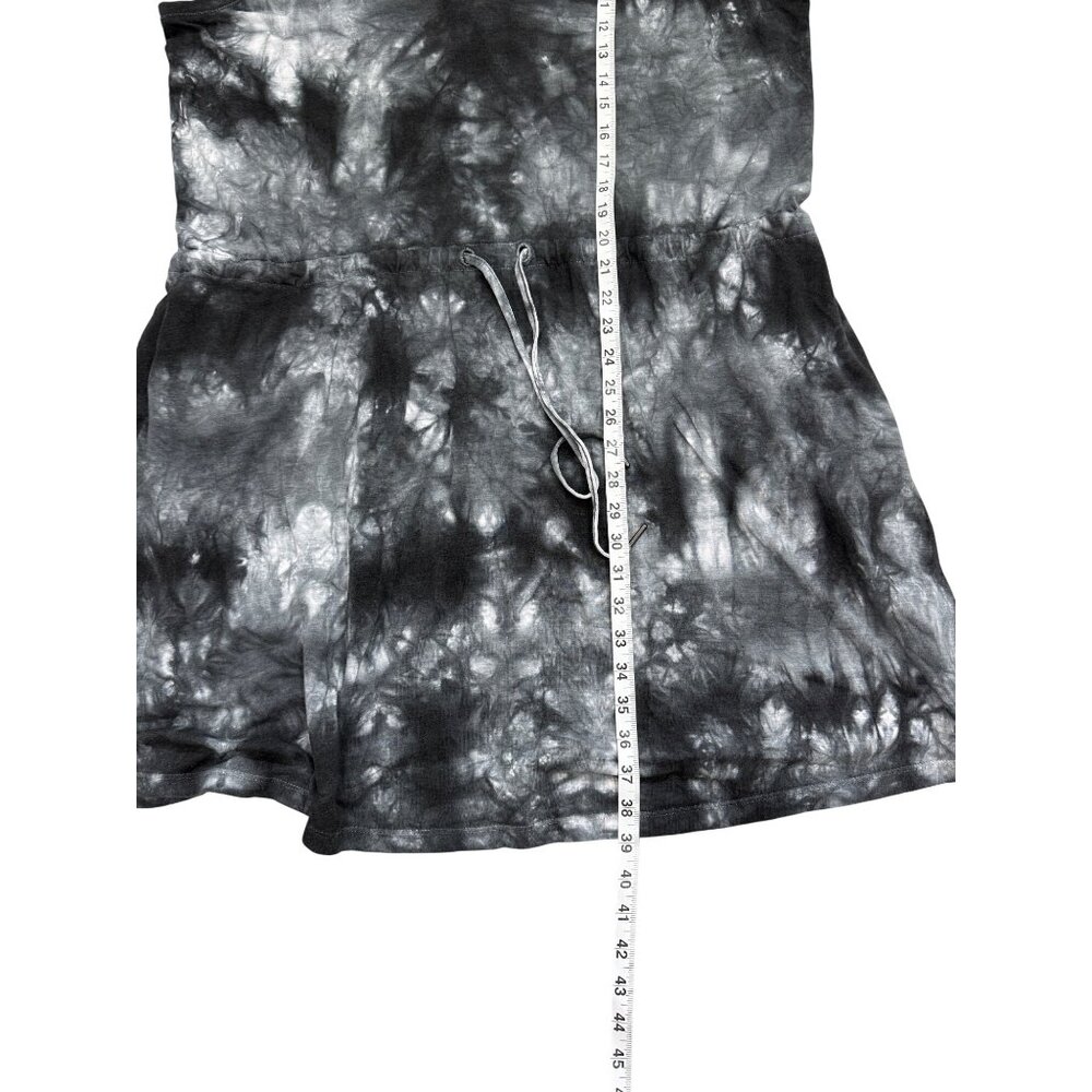 Sweaty Betty Take It Easy Tie Dye Dress Black Gray Sleeveless Womens Size US 16 - Picture 5 of 9